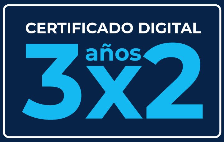 Promoción "firma electrónica de 3 años al precio de 2 años"