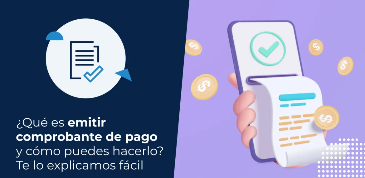 Ilustración 3d que simula el concepto de emitir comprobante de pago.