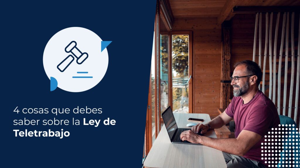 Persona trabajando remoto desde su casa