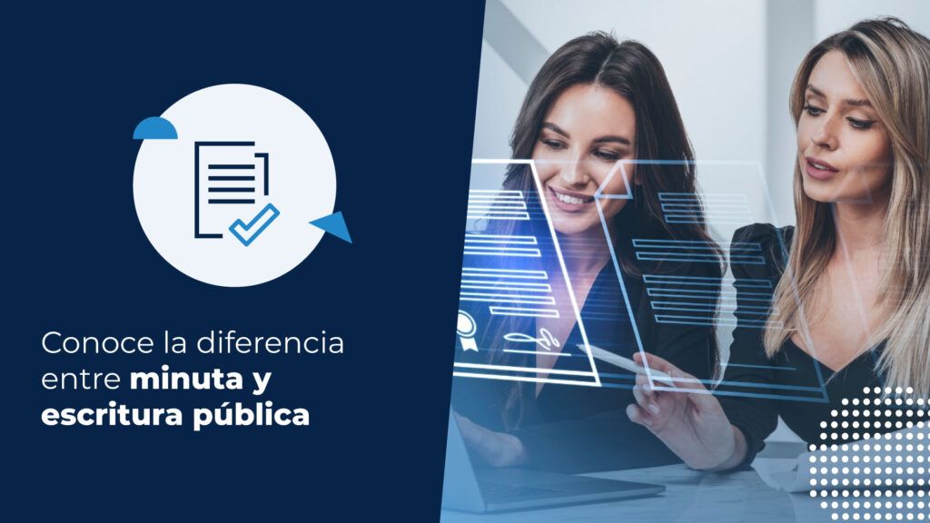 dos mujeres firmando una escritura pública