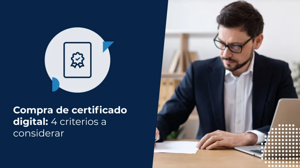 Profesional analizando documentación antes de la compra de un certificado digital para facturación electrónica y firma digital en Perú.