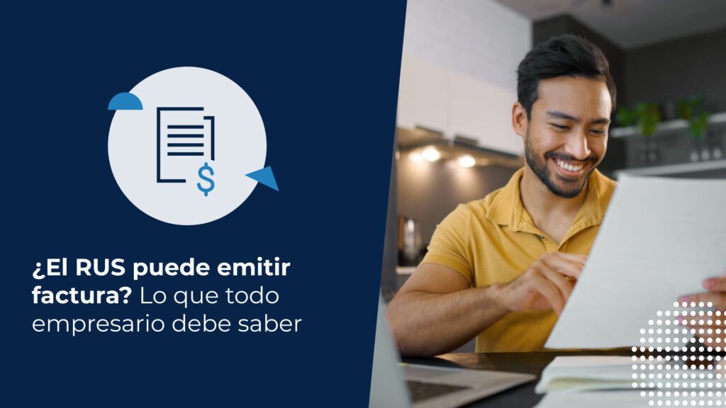Emprendedor revisando documentos tras entender que el RUS no puede emitir factura.
